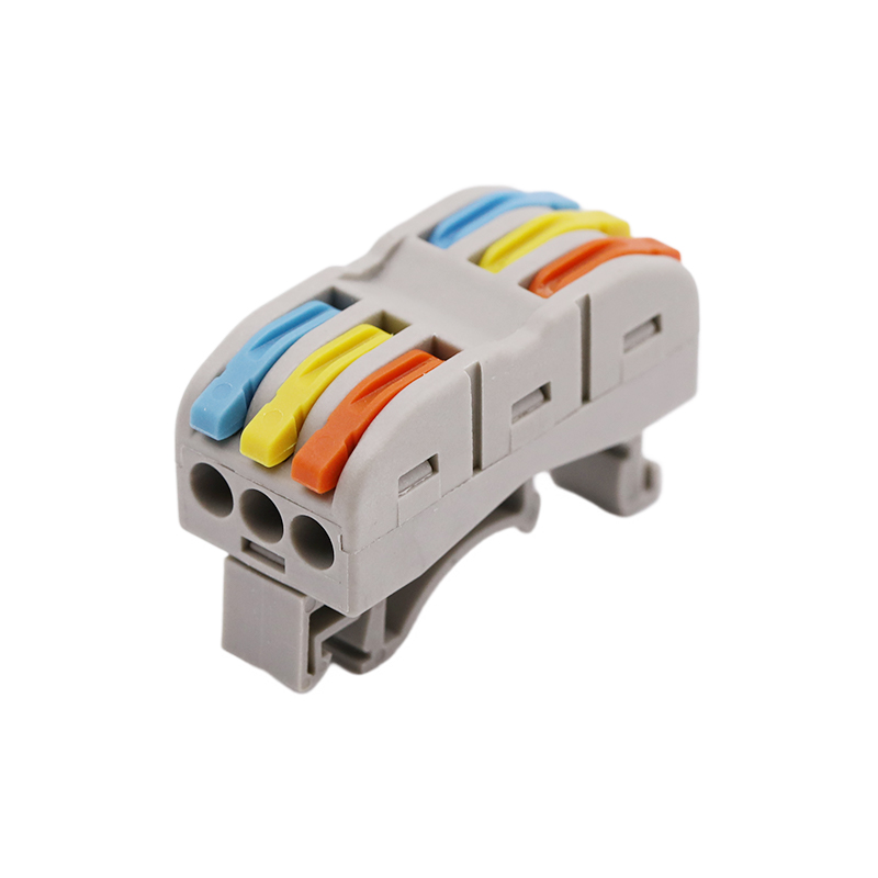 3 σε 3 πόλους DIN Rail Terminal Quick Connector